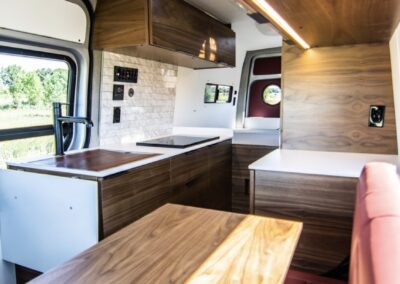 Sprinter 144" 4x4 - The Santa Fe - Bench Seat and Table